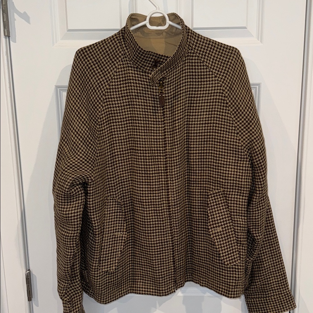 Polo Ralph Lauren Reversible Houndstooth Jacket Large